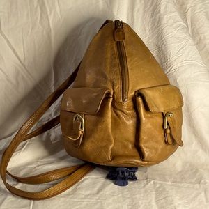 Boulder Ridge leather backpack